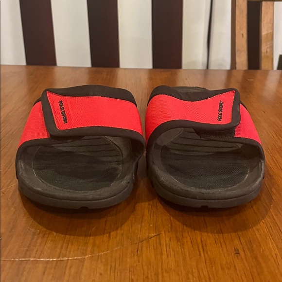 Polo Sport Ralph Lauren Slides Sandals Shoes Vintage red Mens Size 13 main image 7